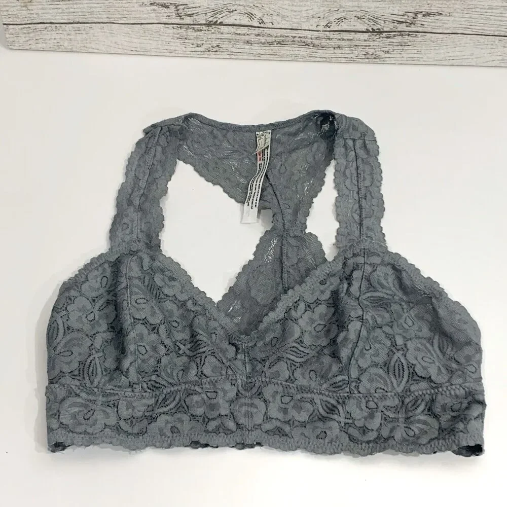Free People Intimately Floral Lace Bralette Size Medium